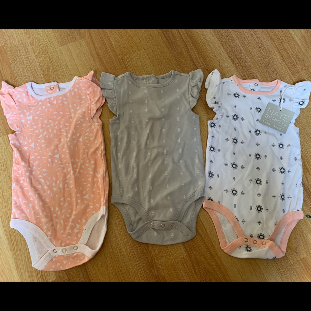 Cute summer baby onesies, 6-9 mo